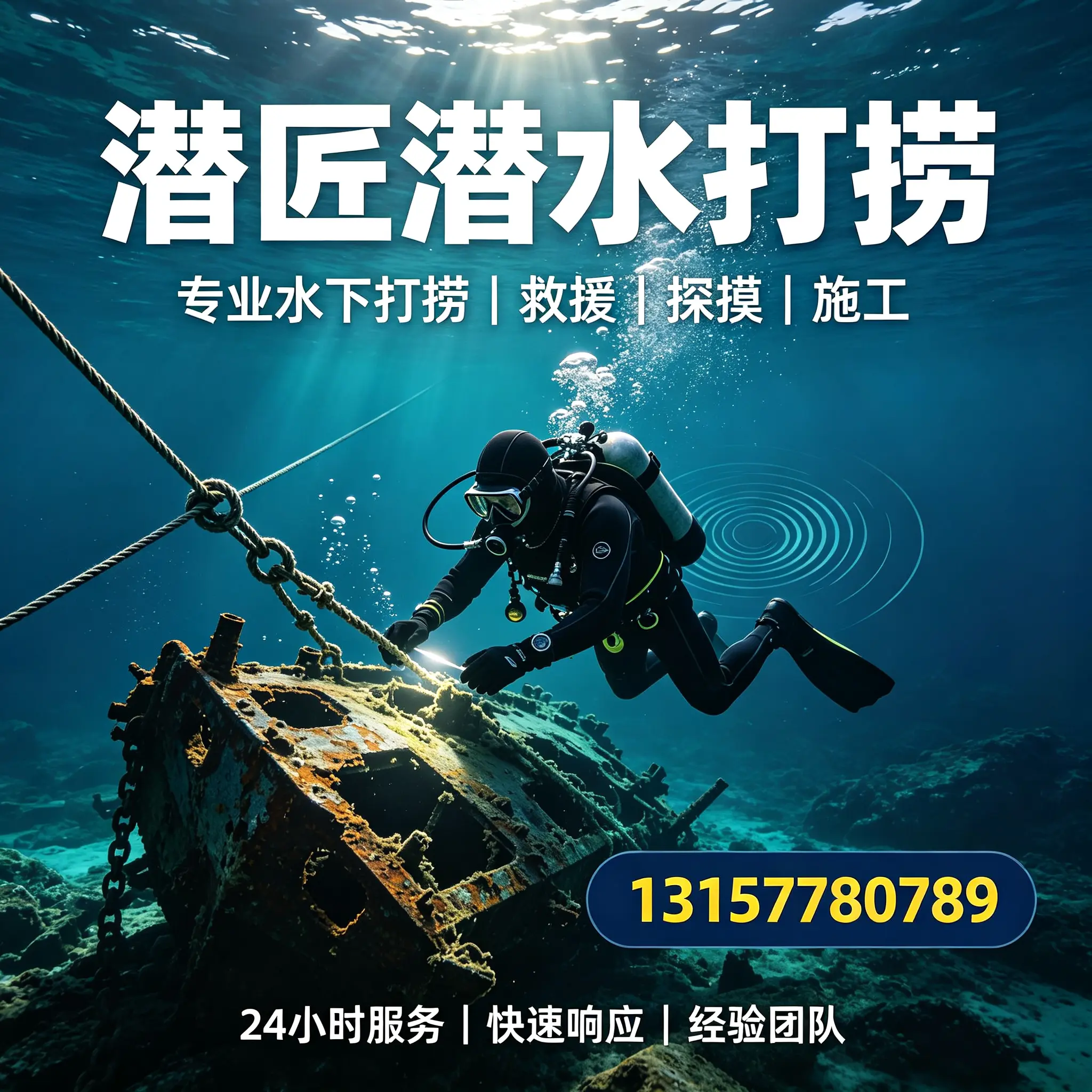 西沙水下打捞作业服务产品